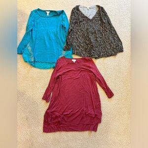 Maternity blouses- size medium